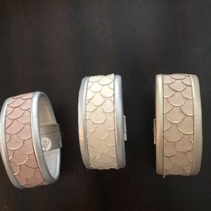 3 Fun summer leather bracelets
